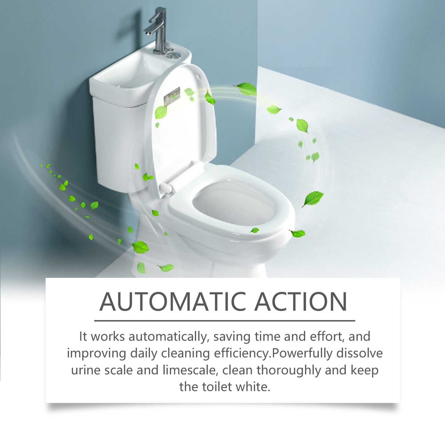 Jakehoe Toilet cleaning tablets Bathroom Toilet Deodorizer, Stain Remover, Descaler, Cleaning Bubble Tablets