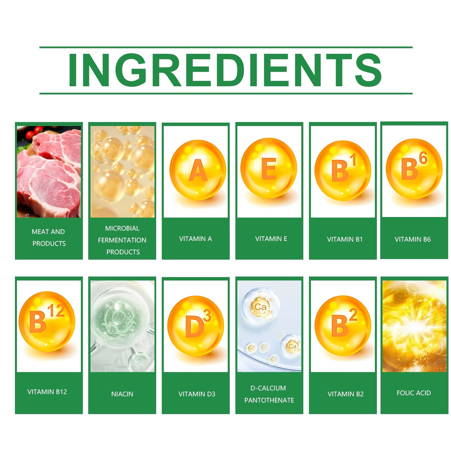 Yegbong Nutritional Vitamin Tablets for Middle-Aged and Elderly Dogs Provides comprehensive nutritional support to promote health and wellness food