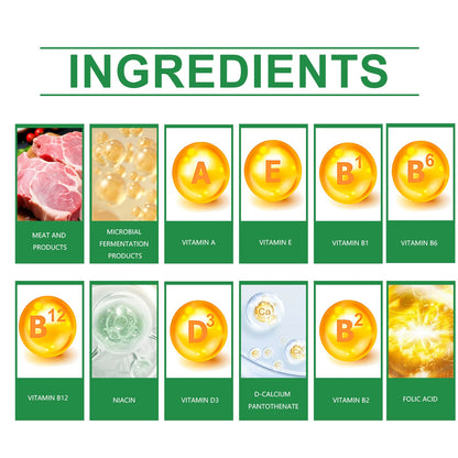 Yegbong Nutritional Vitamin Tablets for Middle-Aged and Elderly Dogs Provides comprehensive nutritional support to promote health and wellness food