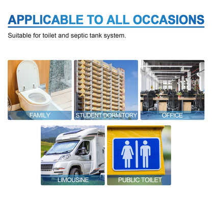 Jue-Fish Toilet cleaning tablets Toilet deodorizing and descaling tablets for removing urine stains and cleaning toilet drains