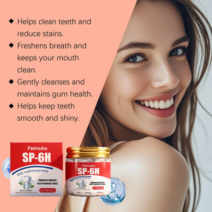 Feimuko Mint mouthwash tablets Gentle teeth cleaning, refreshing mouthwash, portable mouthwash tablets for travel