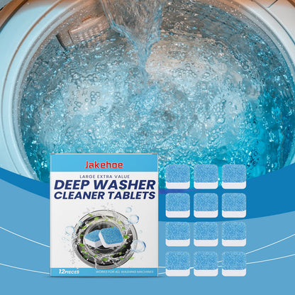 Jakehoe Washing machine cleaning tablets Cleaning, decontamination, odor removal, and fragrance-retaining roller cleaning tablets