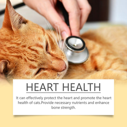 Yegbong Multivitamin Fish Oil Tablets for Cats Cat Care Vitamin Moisturizing Skin Fish Oil Supplement Tablets