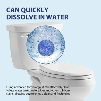 Jue-Fish Toilet cleaning tablets Household Toilet Cleaner for Descaling, Deodorizing, Stain Removal, and Fresh Scent Toilet Cleaning Tablets