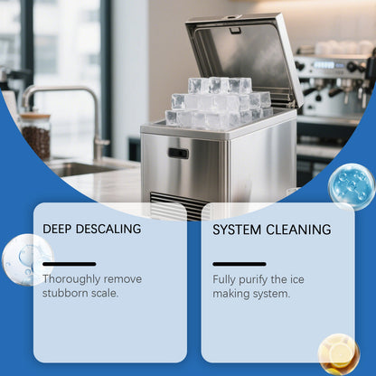 Jue Fish Ice Maker Cleaning Tablets Household Deep Cleaning, Descaling, Deodorizing, and Maintenance Ice Maker Cleaning Tablets