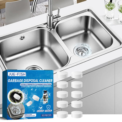 Jue-Fish Sink cleaning tablets Kitchen sink cleaning tablets for removing grease and grime and unclogging pipes