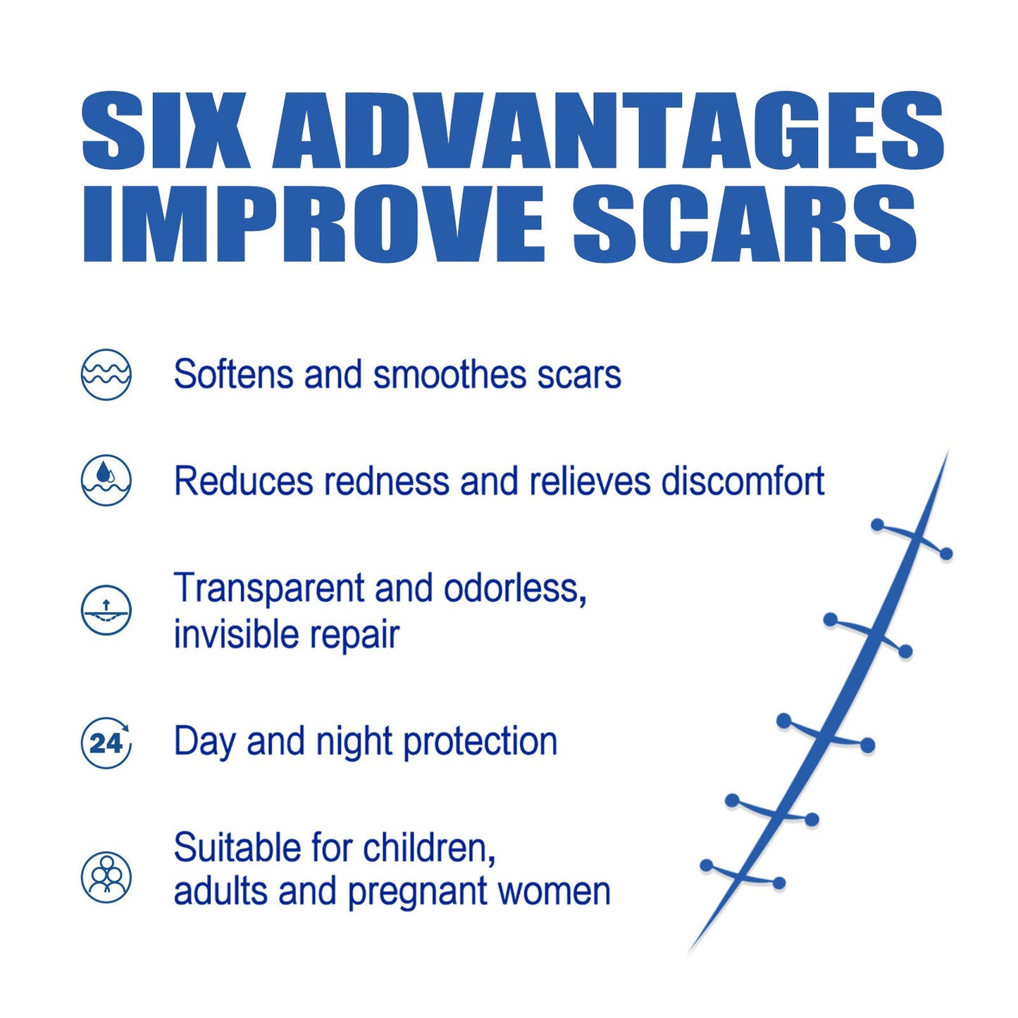 Quickly Fade New and Old Scars & Tighten Skin Repair Cream | Safe, Gentle & Suitable for Sensitive Skin