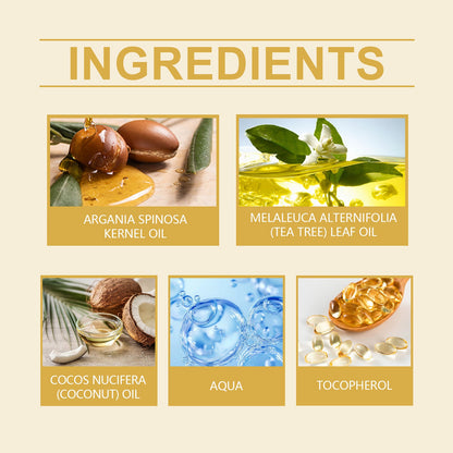 Hoegoa Moroccan hair care essential oil capsules Improves dry and frizzy hair, providing smoothness and moisture with hair care oil