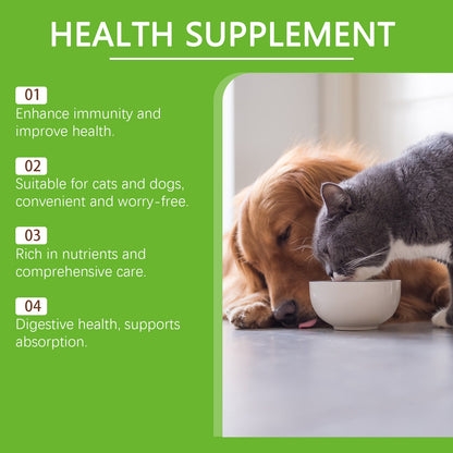 Yegbong Pet Probiotic Tablets Improves intestinal health, promotes nutrient absorption, pet care supplement