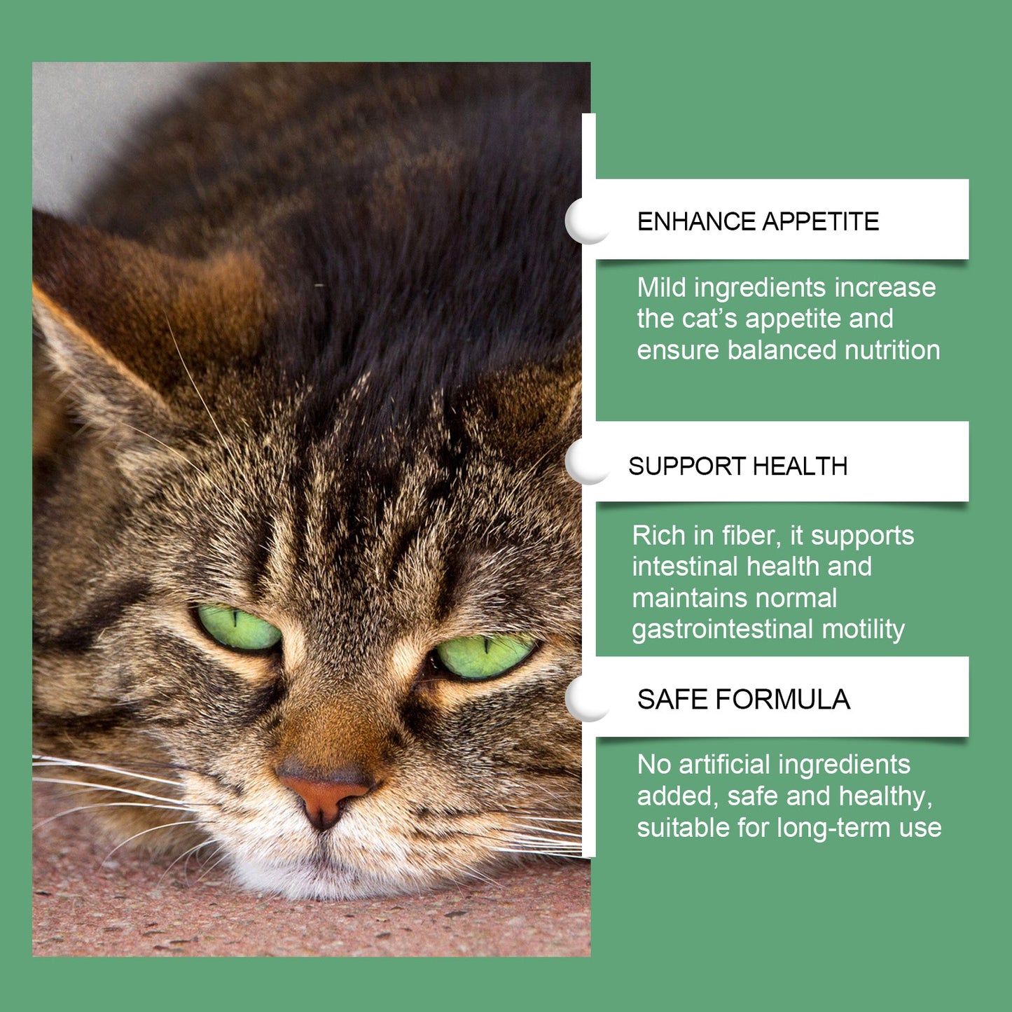 Yegbong Cat grass tablets Nourishing and health-preserving tablets rich in dietary fiber for cats and dogs