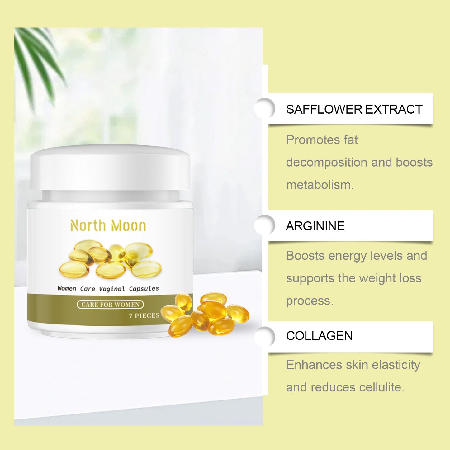 North Moon Body care capsules Gentle Firming and Moisturizing Skin and Body Care Patch for Lazy People