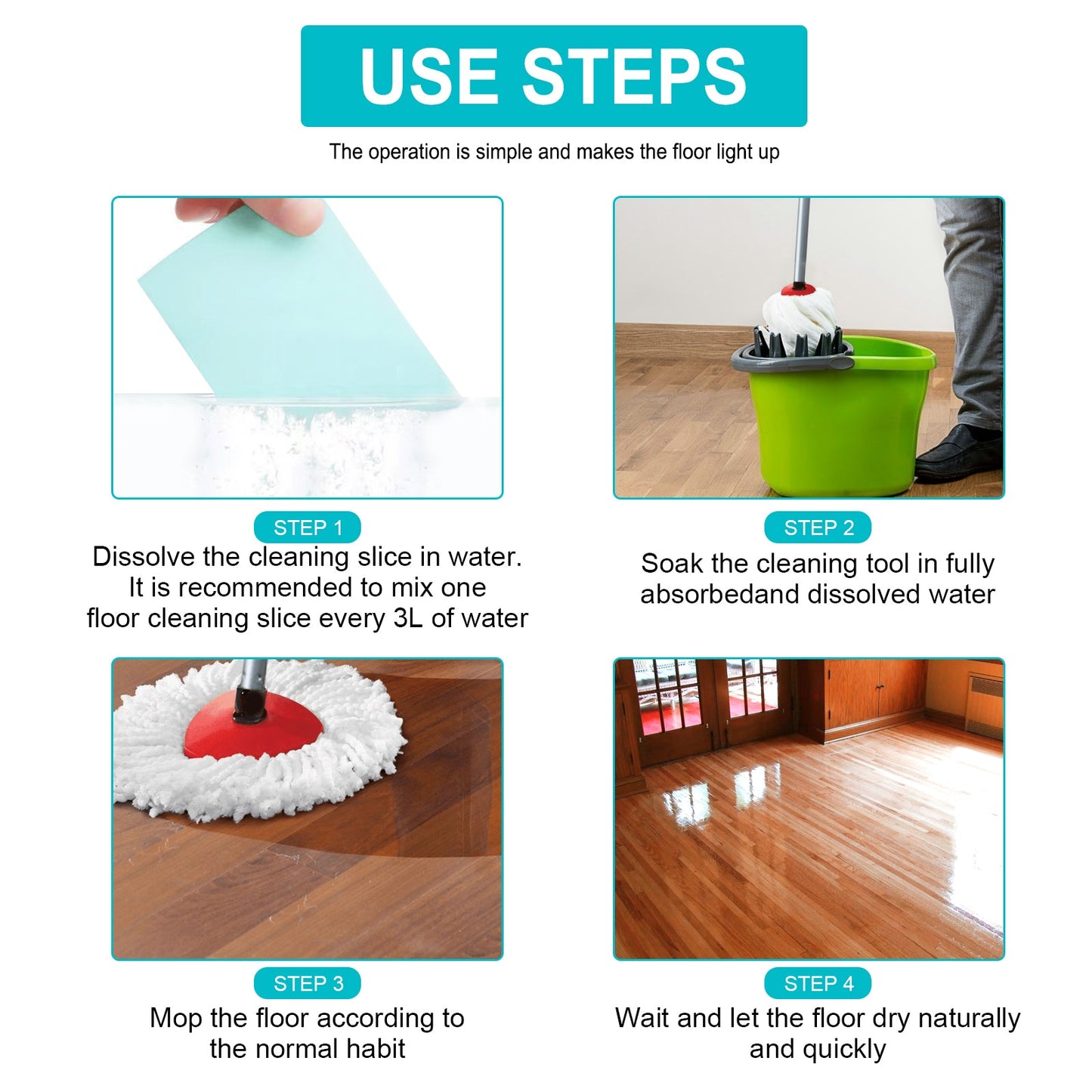 Jaysuing Multi-purpose floor cleaning tablets Instant stain and dirt remover with popular scents from Douyin and Kuaishou