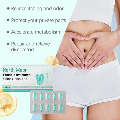 North Moon Women's Body Care Capsules Gentle formula for refreshing odor removal and body balance care