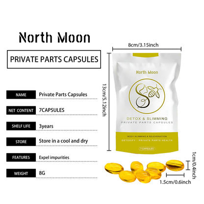 North Moon Women's Care Capsules Gentle cleansing, nourishing, firming, and balancing body skin care capsules