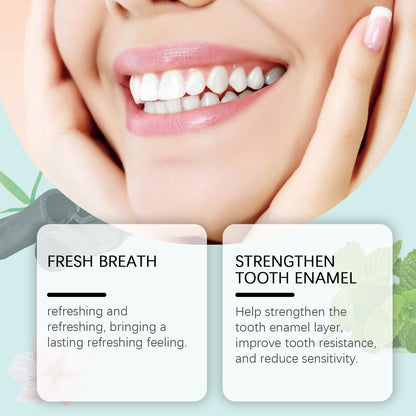 Oralhoe Solid toothpaste tablets Deep teeth cleaning, oral care, yellow stain removal, portable toothpaste tablets