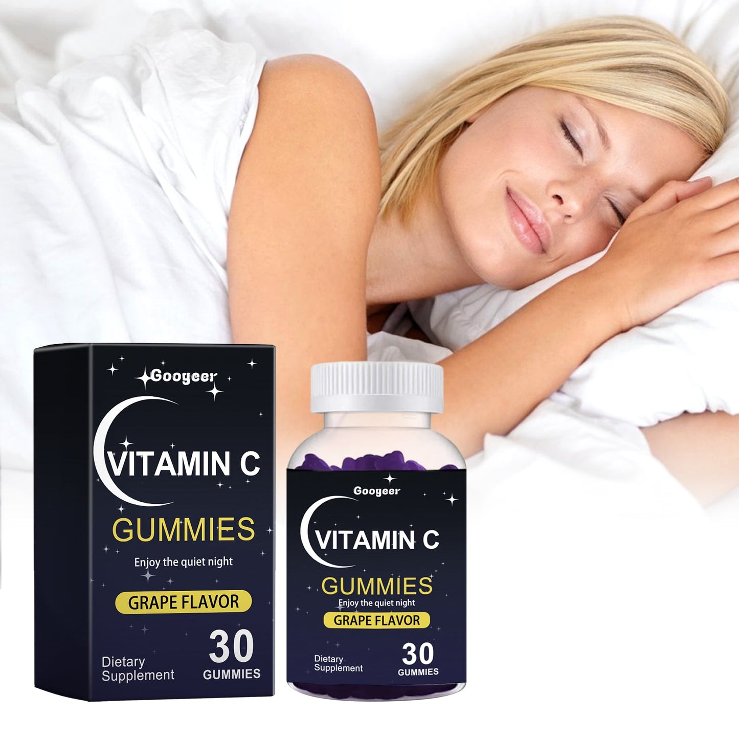 Googeer Melatonin gummies Vitamin C Gummy Body Supplement