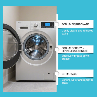 Jakehoe Washing machine cleaning tablets Daily household drum washing machine gently cleans stains, scale, and odors