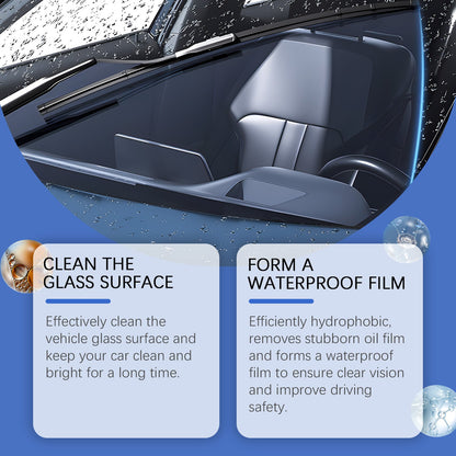 Homonth Car windshield cleaning tablets Car window anti-rain, waterproof, anti-fog glass cleaning effervescent tablets