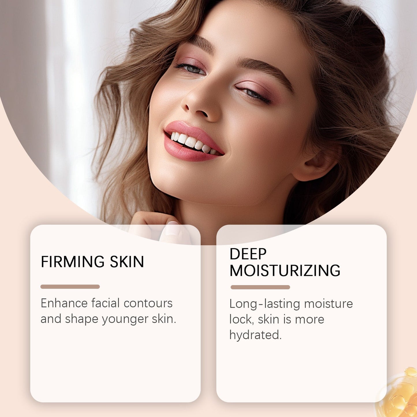 Hoygi Retinol and Bee Venom Facial Capsules Gentle moisturizing facial skin firming and skin texture improving hydrating capsules