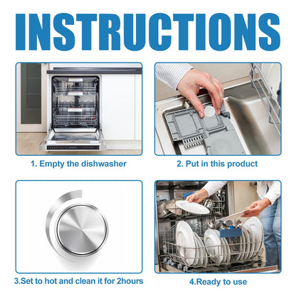 Jue-Fish Dishwasher cleaning tablets Specialized cleaning tablets for built-in drawer dishwashers in Taiwan