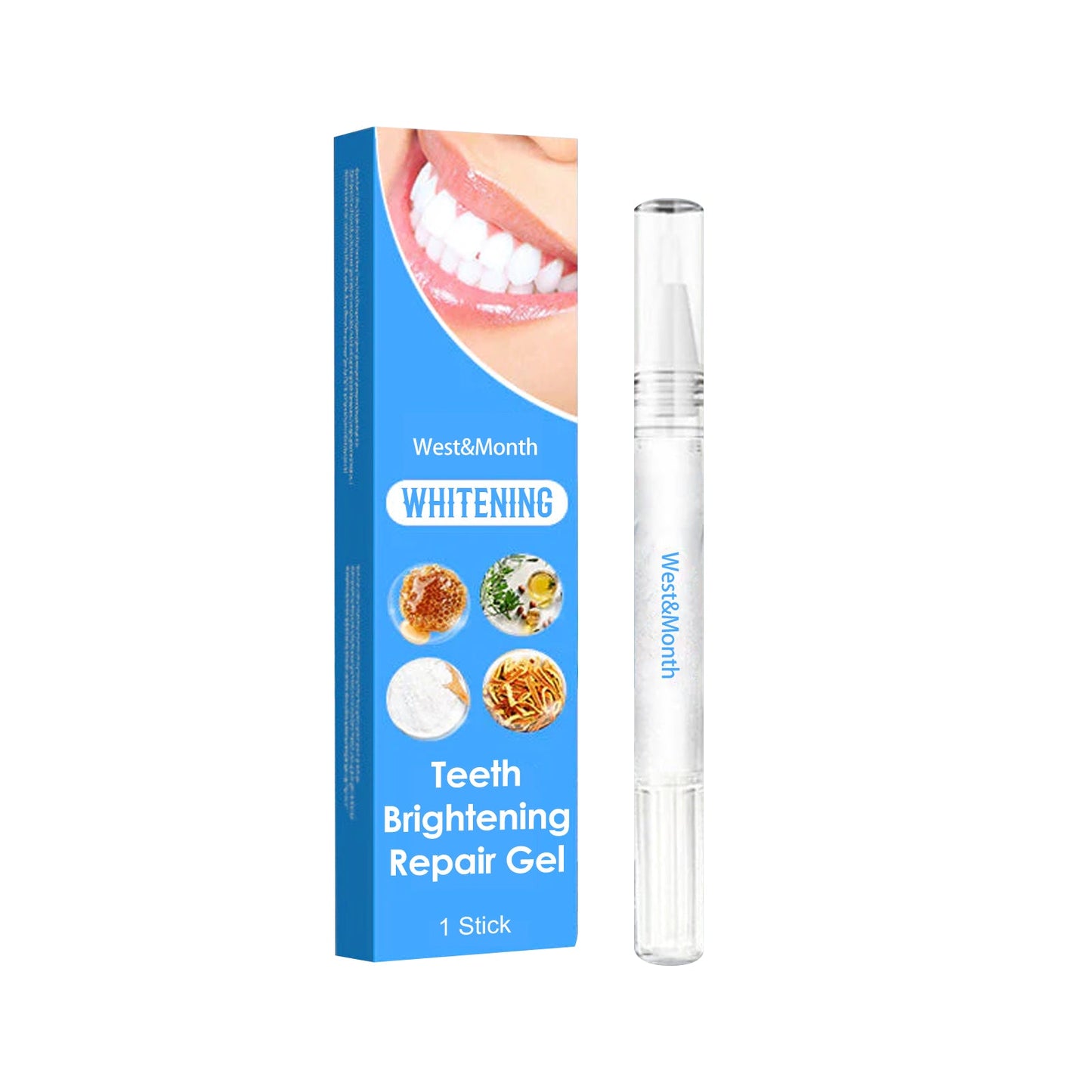 West&Month Teeth Whitening Repair Pen Oral Care Teeth Whitening Brightening Pen
