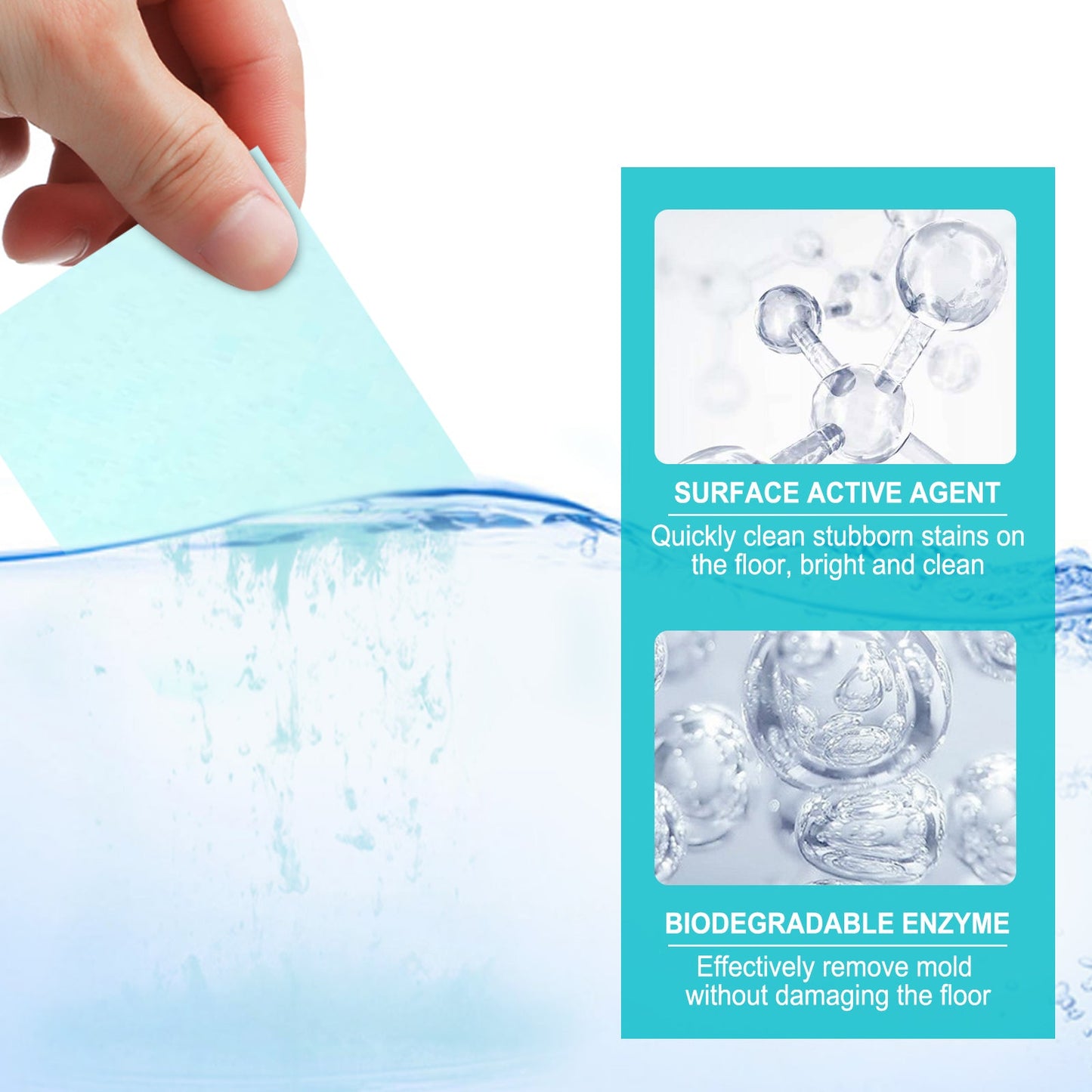 Jaysuing Multi-purpose floor cleaning tablets Instant stain and dirt remover with popular scents from Douyin and Kuaishou