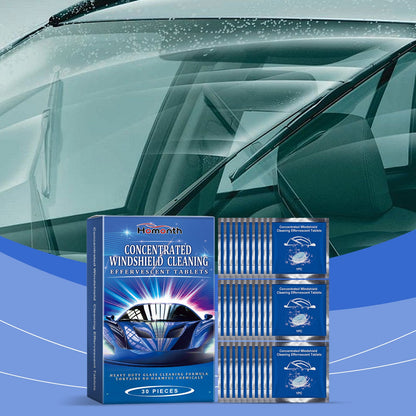 Homonth Car windshield cleaning tablets Car window anti-rain, waterproof, anti-fog glass cleaning effervescent tablets