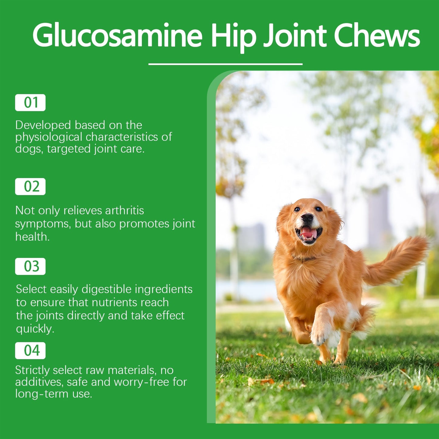 Yegbong Joint care tablets for dogs Joint care tablets for pets and dogs enhance vitality and provide nutritional supplements