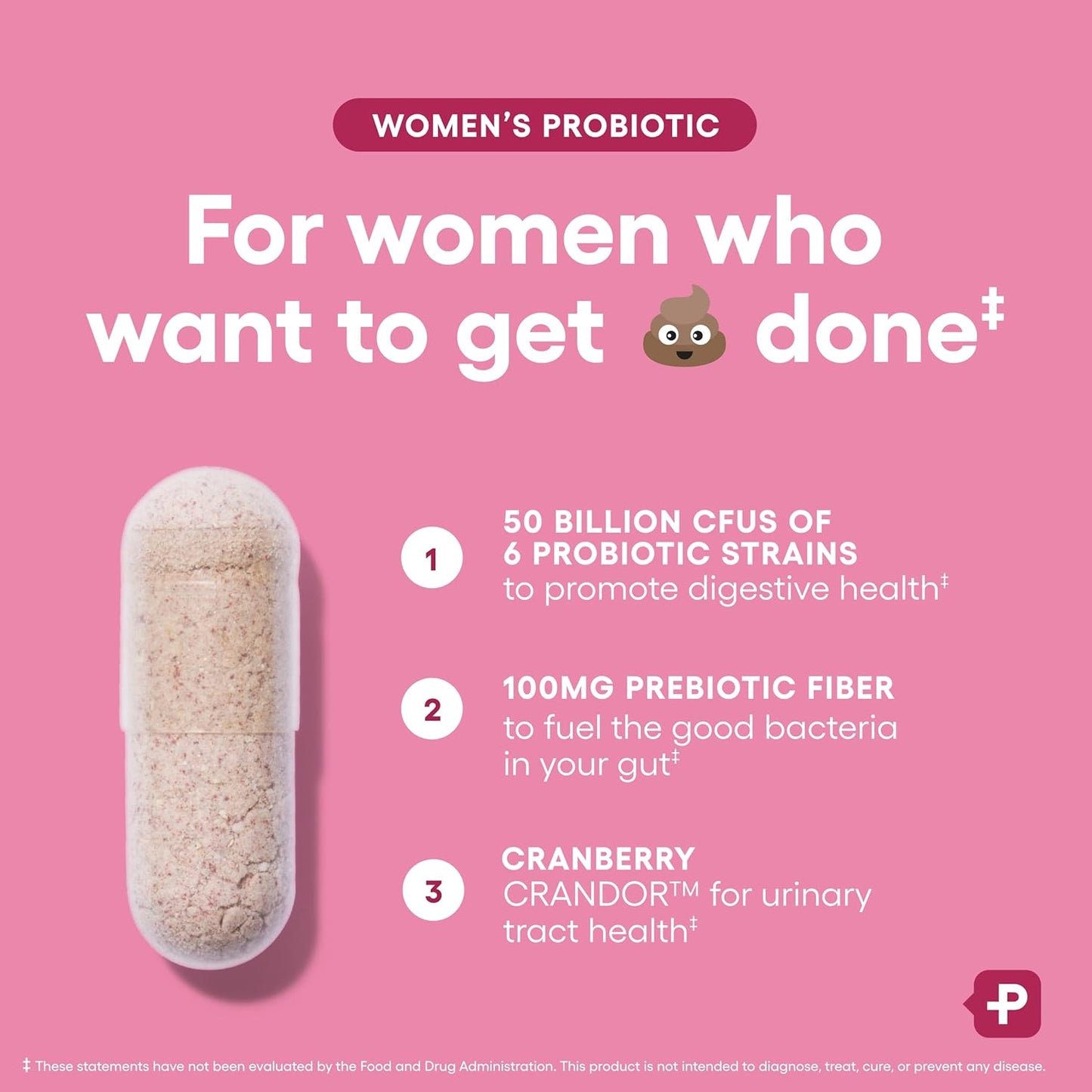 Physician's Choice Probiotics - PH Balance, Digestive, UT, & Feminine Health - 50 Billion CFU - 6 Unique Strains for Women - Organic Prebiotics, Cranberry Extract+ - Probiotic - 60 CT-Shop