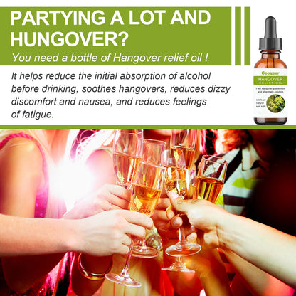 Googeer Anti-Hangover Oil Relieves hangover nausea, fatigue, dizziness, and body discomfort after drinking at parties and gatherings
