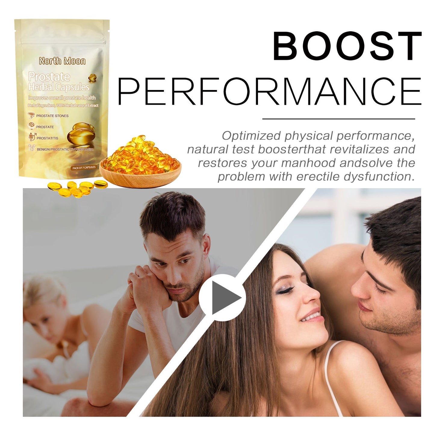 North Moon Qianliekang Capsules Sun-protective and kidney-warming body care capsules relieve male prostate discomfort