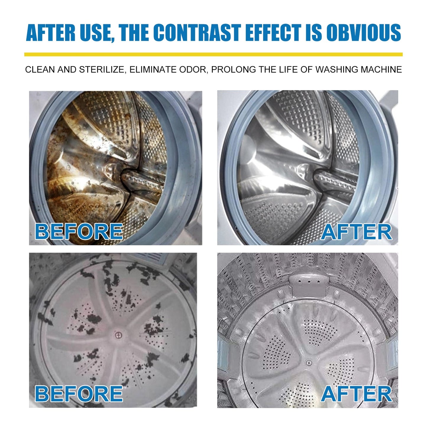 Jaysuing Washing machine deep cleaning tablets Drum-type washing machine water tank dirt cleaning and deodorizing cleaning tablets