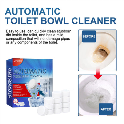 Jaysuing Cleaning tablets Household Toilet Deodorizing, Stain Removal, Descaling, and Cleaning Effervescent Tablets