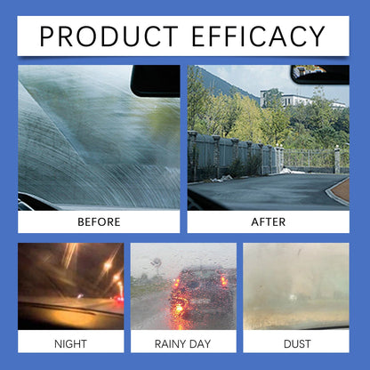 Rayhong Car windshield cleaning tablets Windshield cleaning stain remover, rainproof, anti-fog, waterproof cleaning tablets