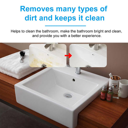 Jakehoe Bathroom cleaning tablets Bathroom deodorizing sink cleaner, bathtub glass scale remover, household cleaning tablets