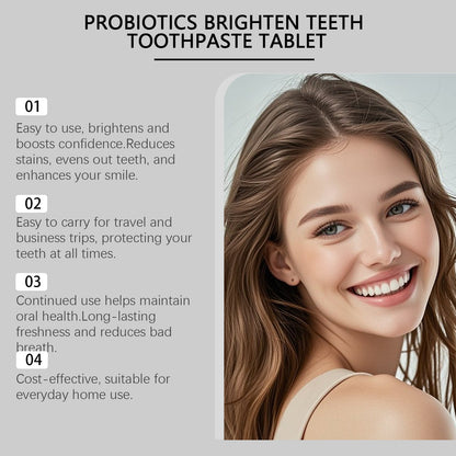 Oralhoe Mint Fresh Mouthwash Tablets Gentle teeth cleaning, fresh breath, portable mouthwash tablets for on-the-go use