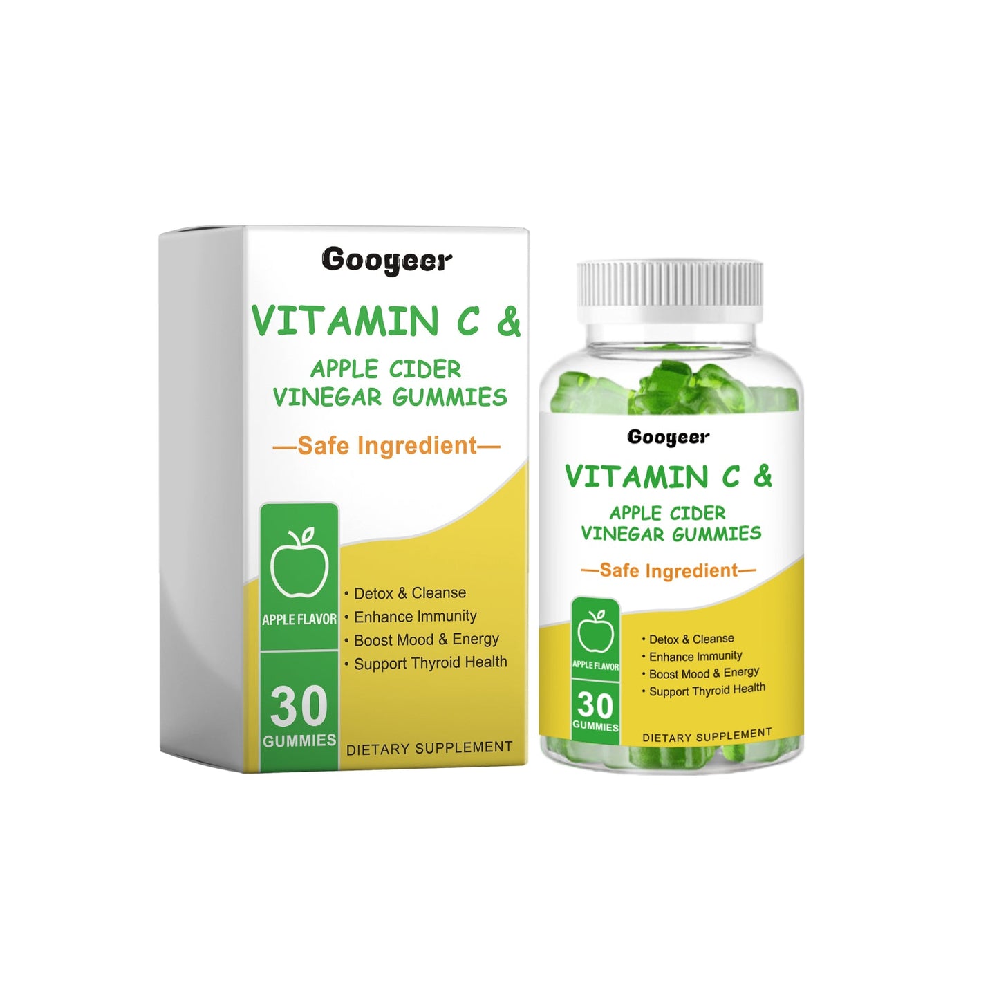 Googeer Vitamin C Apple Vinegar Soft Candy