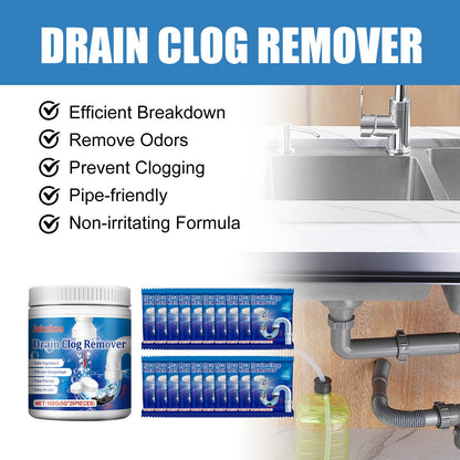 Jakehoe Drain Cleaner Effervescent Tablets Toilet drain unclogging, deodorizing, anti-clogging, dissolving cleaning tablets