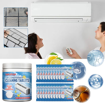 Jakehoe Air conditioner cleaning tablets 家用空调内机专用挂机去异味除垢空调清洁片