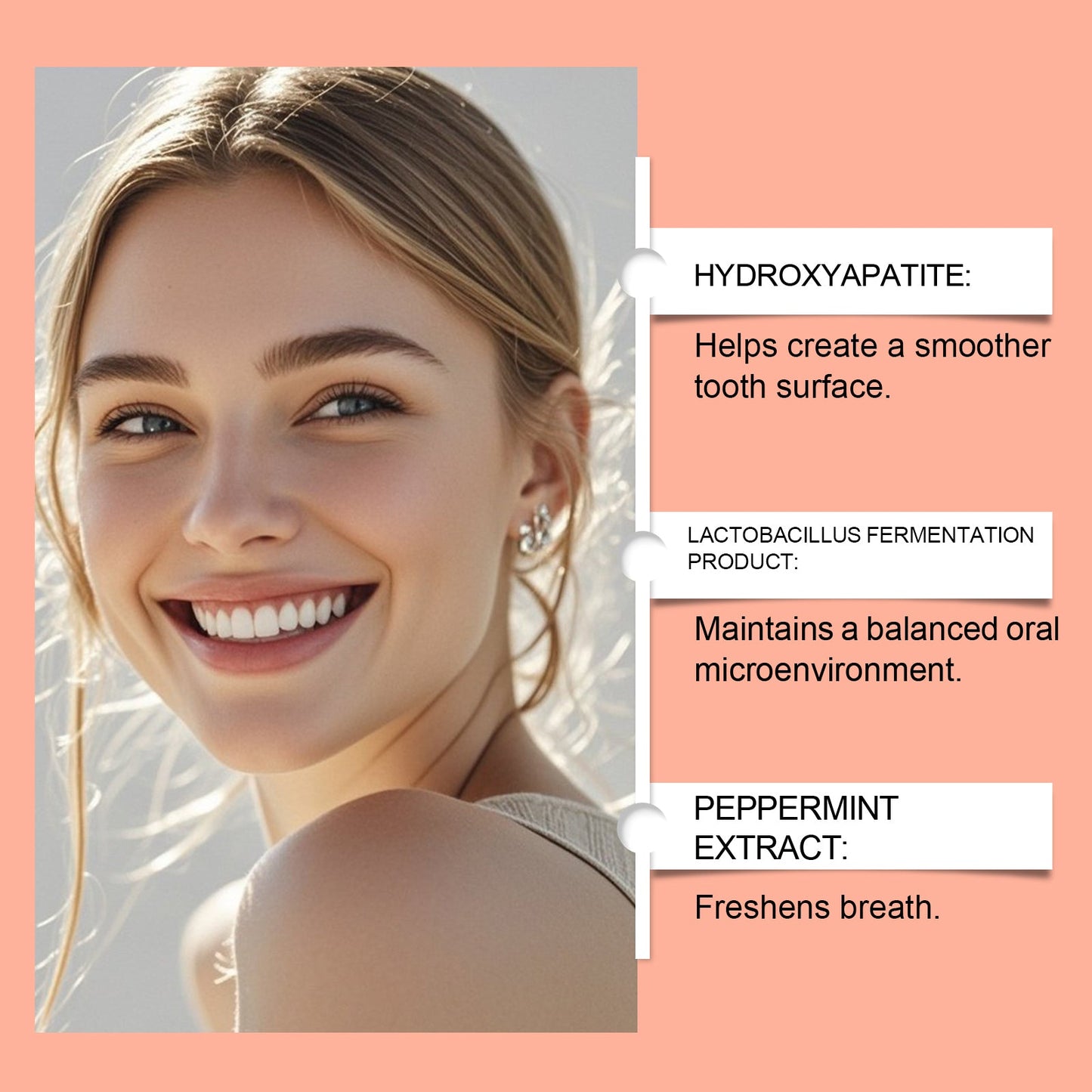 Feimuko Mint mouthwash tablets Gentle teeth cleaning, refreshing mouthwash, portable mouthwash tablets for travel