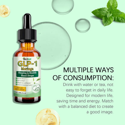 Docteat Body Care Drops Plant-based ingredients gently protect and balance the body, dietary supplement for managing your figure