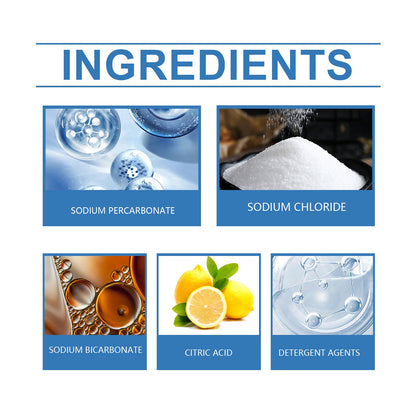 Jakehoe Ice Maker Cleaning Tablets Convenient and gentle household cleaning, descaling, deodorizing, and daily maintenance of ice makers