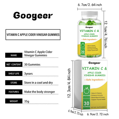 Googeer Vitamin C Apple Vinegar Soft Candy