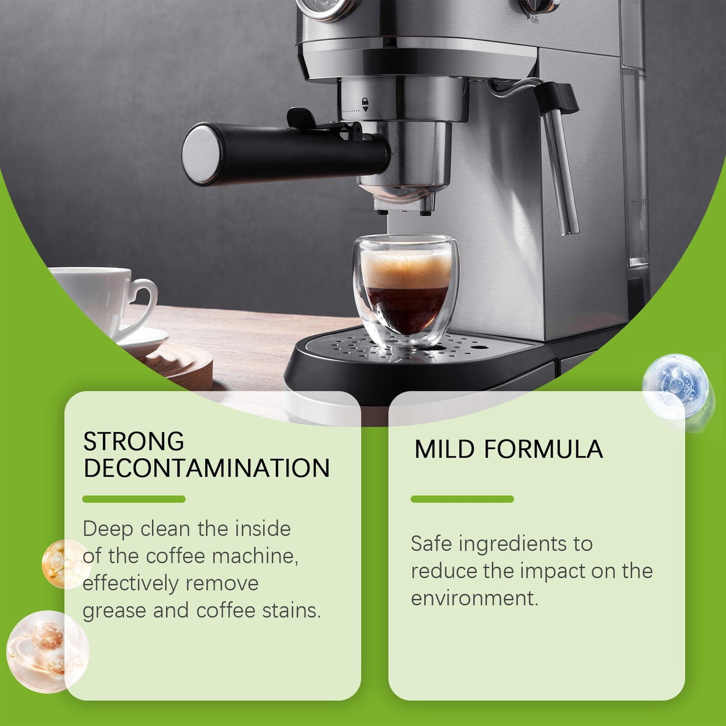 Jakehoe Coffee machine cleaning tablets Specialized cleaning and descaling tablets for coffee machines to remove coffee stains and renovate