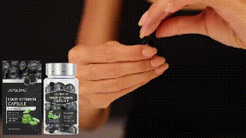 Jaysuing Hair Care Essential Oil Capsules Hair Smoothing Care to Improve Dryness and Frizz, Hair Care Essential Oil