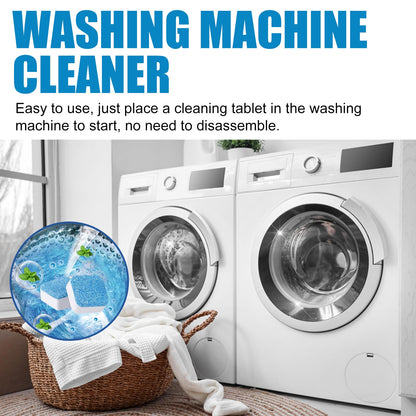 Jaysuing Washing machine cleaning tablets Drum-type pulsator household washing machine tank cleaning removes odors and dirt