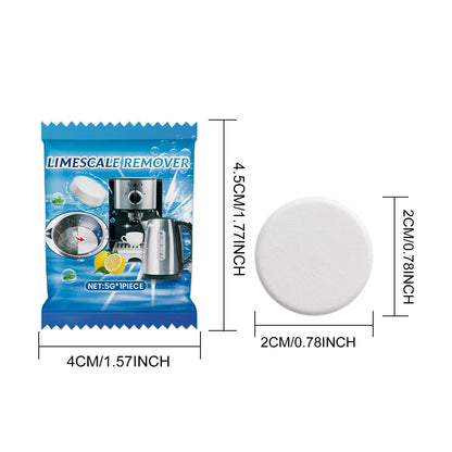 Jakehoe Scale Cleaning Effervescent Tablets Cleaning tablets for removing stubborn stains and scale from kettles and coffee machines