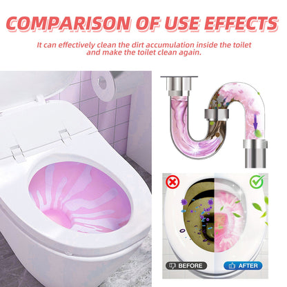 Jakehoe Toilet Effervescent Tablets Toilet cleaner for removing odors, yellow stains, dirt, and urine marks; toilet bowl cleaning tablets