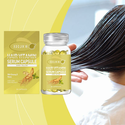 EELHOE Hair Oil Capsules Scalp care to improve dryness and frizz, smooth hair care oil, gentle and moisturizing