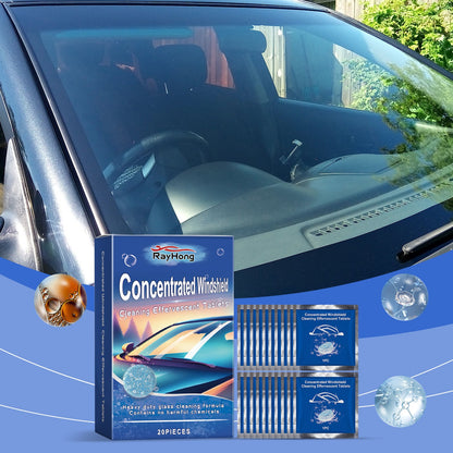 Rayhong Windshield washer tablets Car window rainproof, waterproof, stain-removing, daily maintenance effervescent tablets